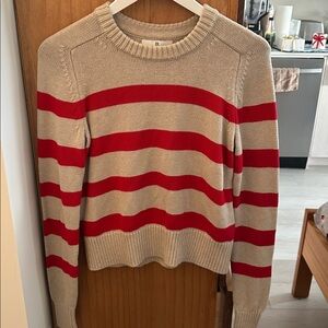 Banana republic striped silk blend sweater